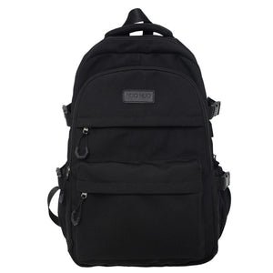 School Backpack for Kids Black Nylon