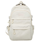 School Backpack for Kids White Nylon