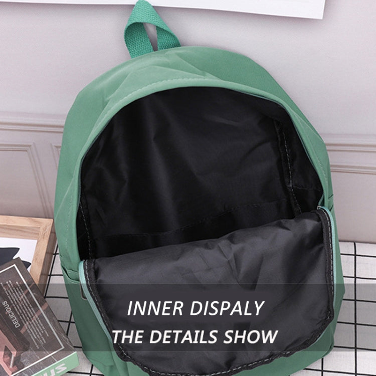 School Backpack for Women Black Nylon 