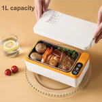 Wireless Heating Lunch Box 1000ml Yellow