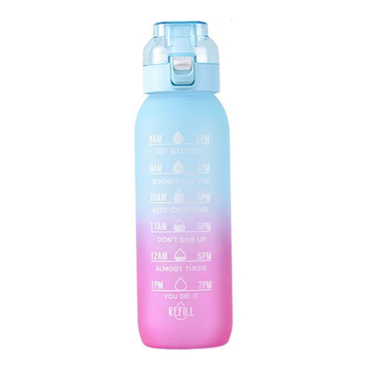 1000ml Tritan Water Bottle Blue Pink