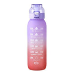 1000ml Tritan Water Bottle Purple Red