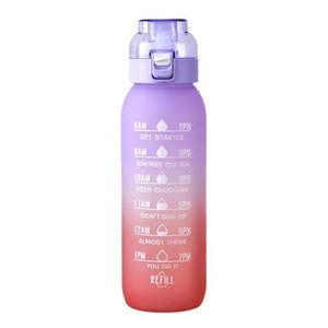 1000ml Tritan Water Bottle Purple Red