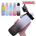 1000ml Tritan Water Bottle Blue Pink
