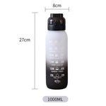 1000ml Tritan Water Bottle Purple Red