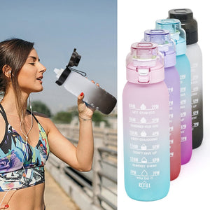 1000ml Tritan Water Bottle Blue Pink