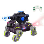RC Robot Dog Car Tank 28cm Green