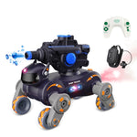 RC Robot Dog Car Tank 28cm Orange