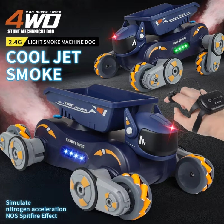 Eight Wheel Stunt Robot Dog RC Kids Toy Car 