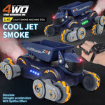 Eight Wheel Stunt Robot Dog RC Kids Toy Car 