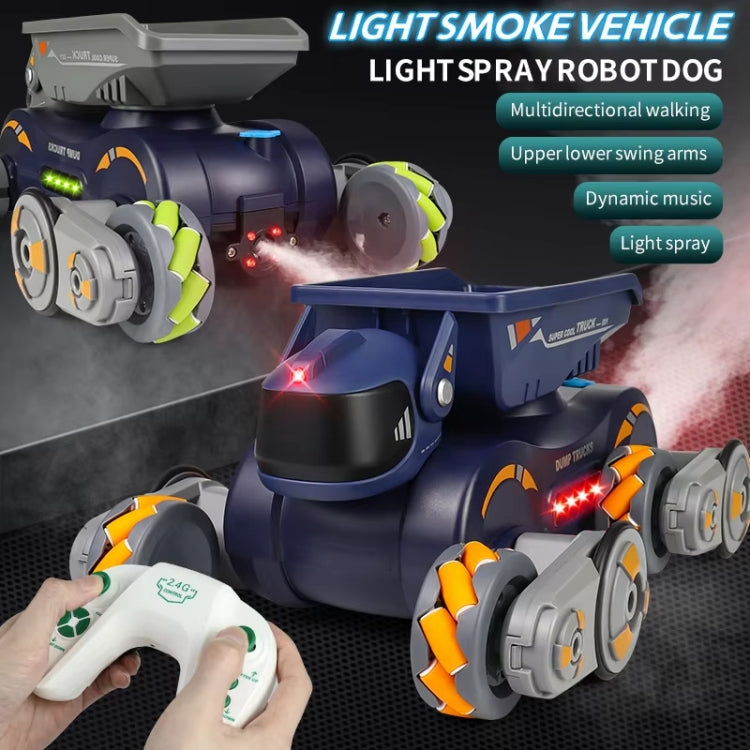 Eight Wheel Stunt Robot Dog RC Kids Toy Car 
