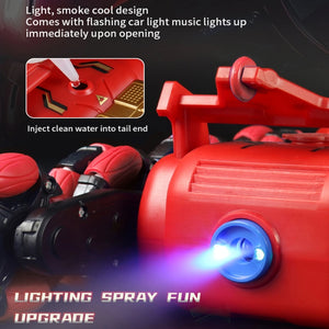 2.4G Kids Stunt Car & Robot Dog - Red