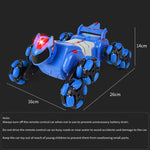 2.4G Kids Remote Control Stunt Car & Robot Dog – Blue