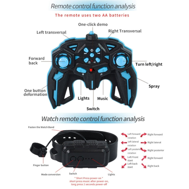 2.4G Spray RC Car Gesture Sensor Green