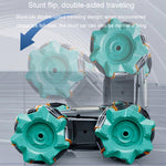 Stunt RC Car 2.4G – Double-Side Tumble Drift, Green