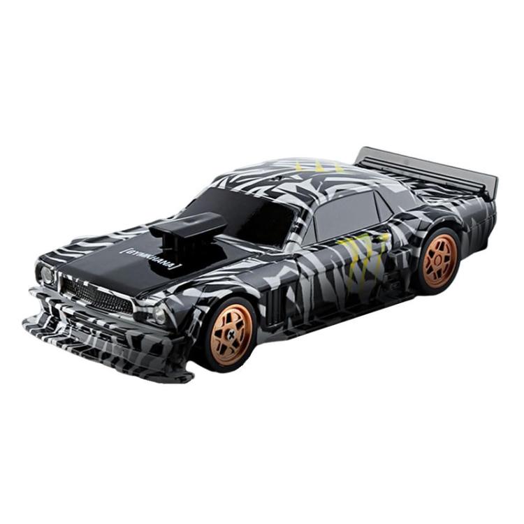 Mini 4WD RC Car Black Mustang 1:43 