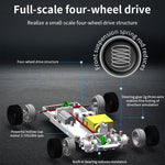 Mini 4WD RC Car Black Mustang 1:43 