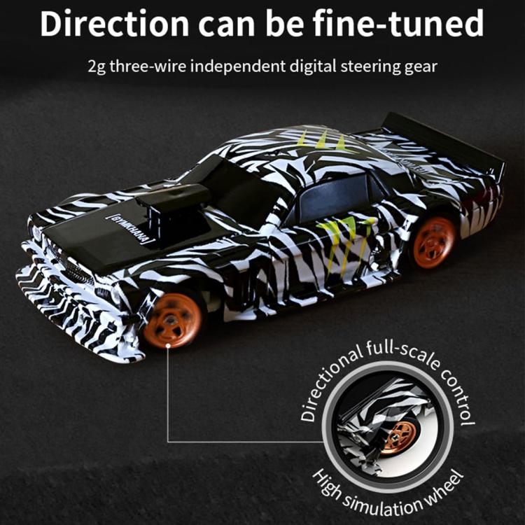 Mini 4WD RC Car Black Mustang 1:43 