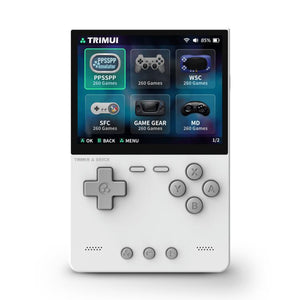 TRIMUI BRICK Open Source Pocket Console - 256GB (White)