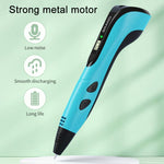 3D Printing Pen for Kids Blue