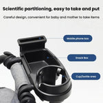 Baby Stroller Tray Cup Holder – 3 in 1 Black