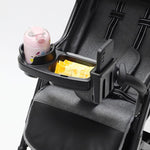 Baby Stroller Tray Cup Holder – 3 in 1 Black