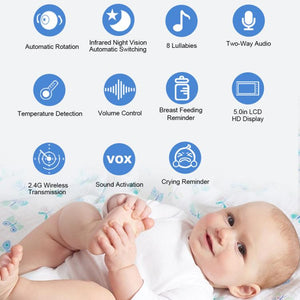 Baby Monitor AMB501 5" HD - EU Plug