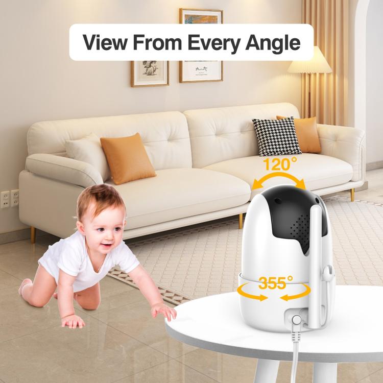 5-inch LCD Baby Monitor - EU Plug