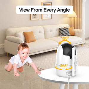 5-inch LCD Baby Monitor - EU Plug