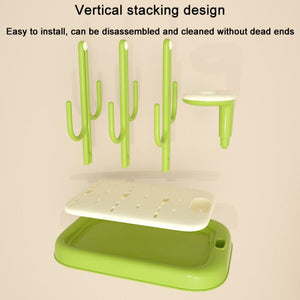 Baby Bottle Drying Rack Green