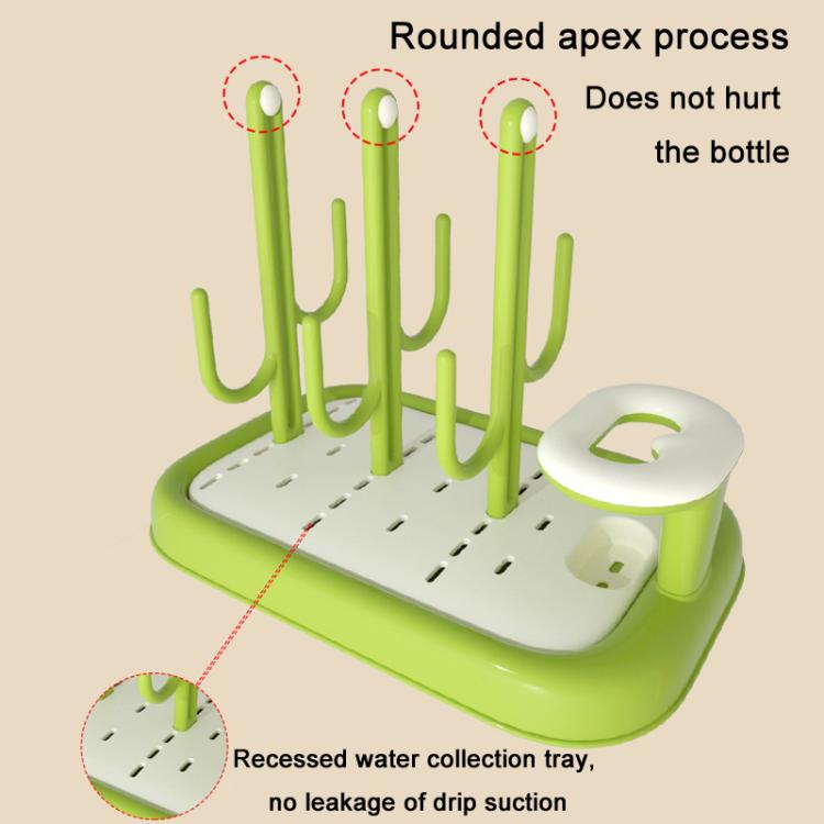 Baby Bottle Drying Rack Green