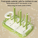 Baby Bottle Drying Rack Green
