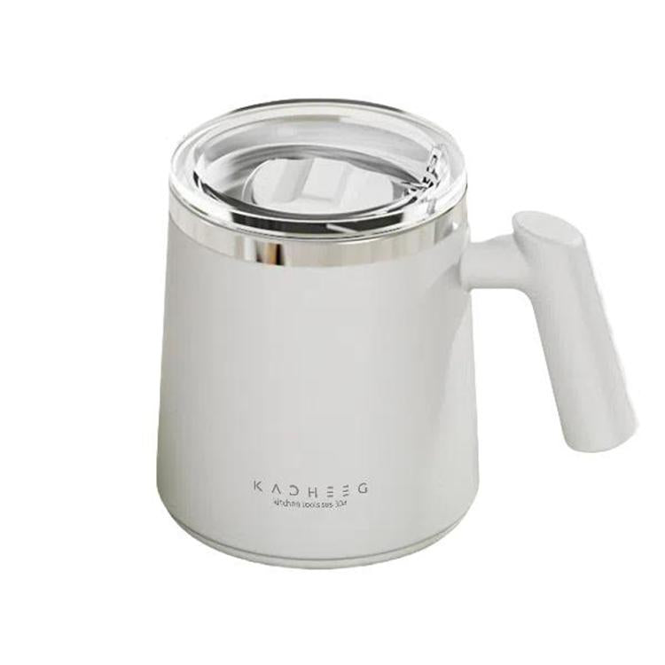 Stainless Steel Coffee Mug 430ml White