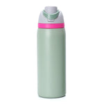 Green Thermos 32oz Stainless Steel with Straw