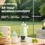 Portable Baby Bottle Warmer 15000mAh - Green