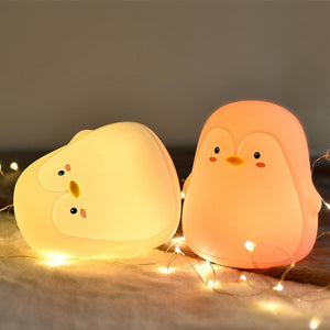 Penguin Silicone Pat Night Light 