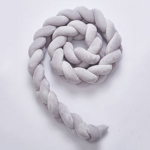 Grey Crib Bumper 2M